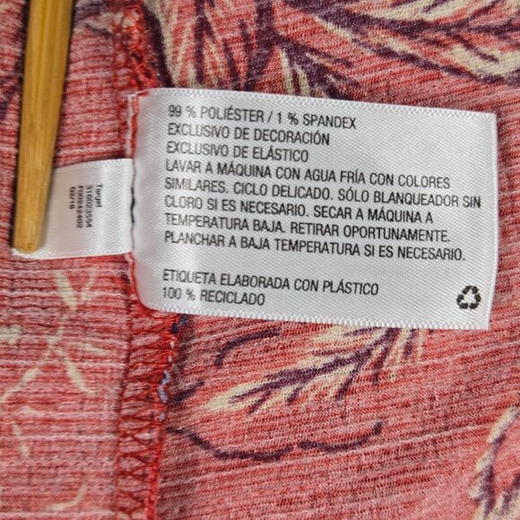 Knox Rose Red Floral Tassel Boho Smocked Sleeveless Blouse Women’s M Cottagecore - Picture 9 of 12